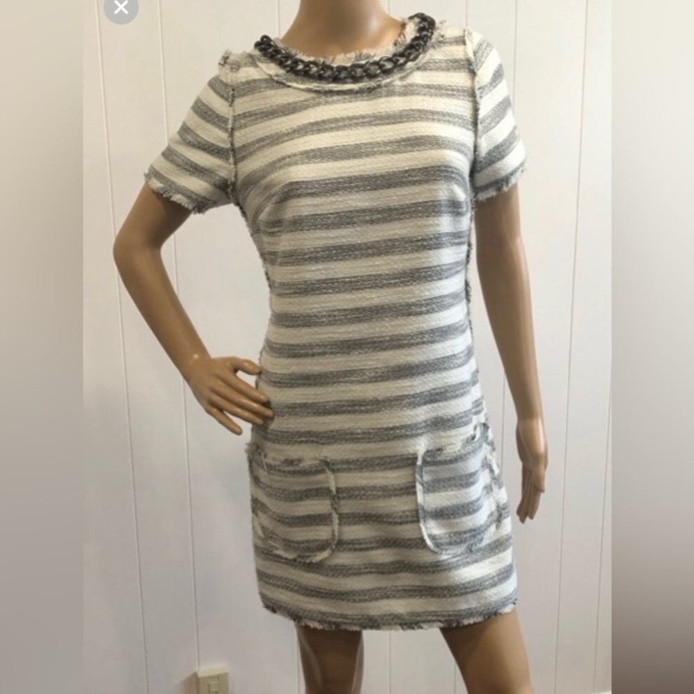 Michael Kors Tweed Pattern Dress